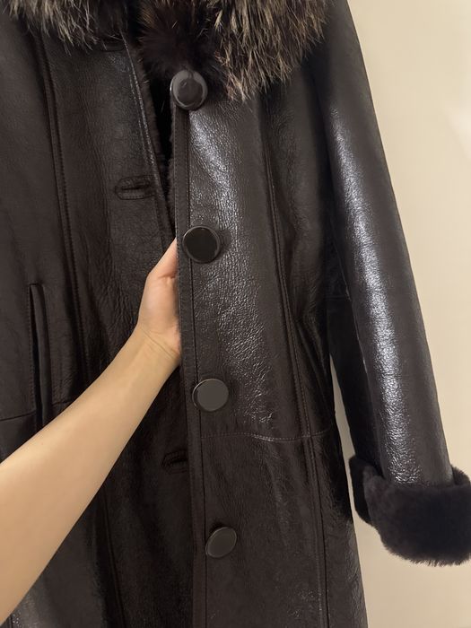 Дубленка зимняя теплая