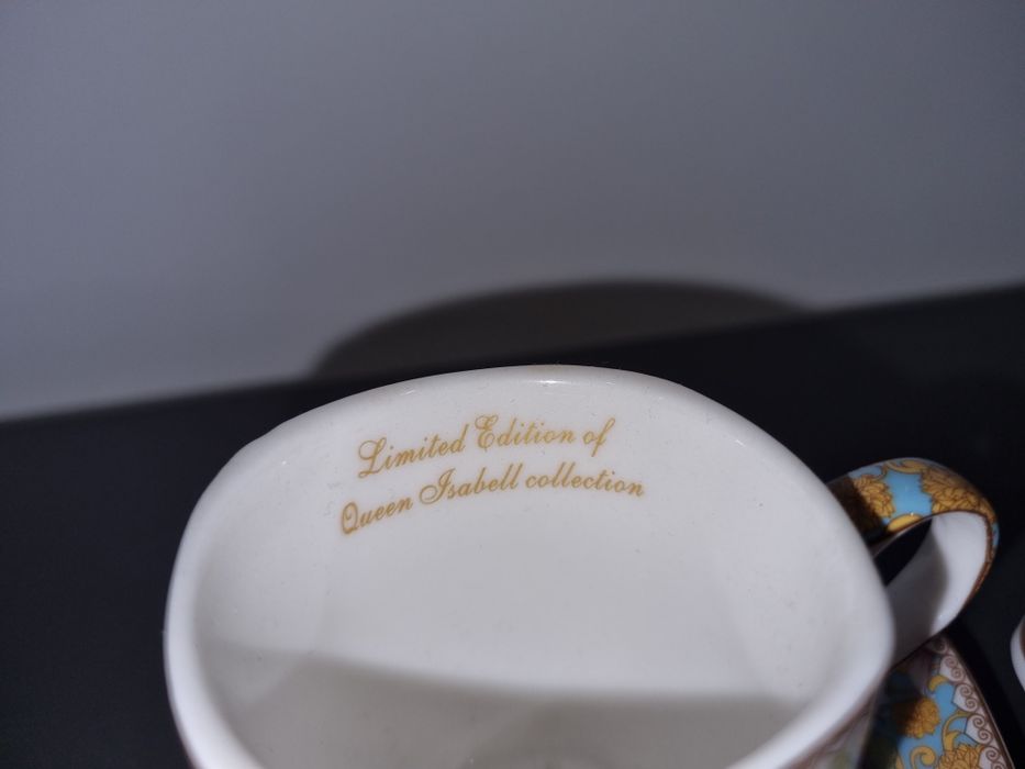 Set cești cafea, expresso, model deosebit cu bufnite.