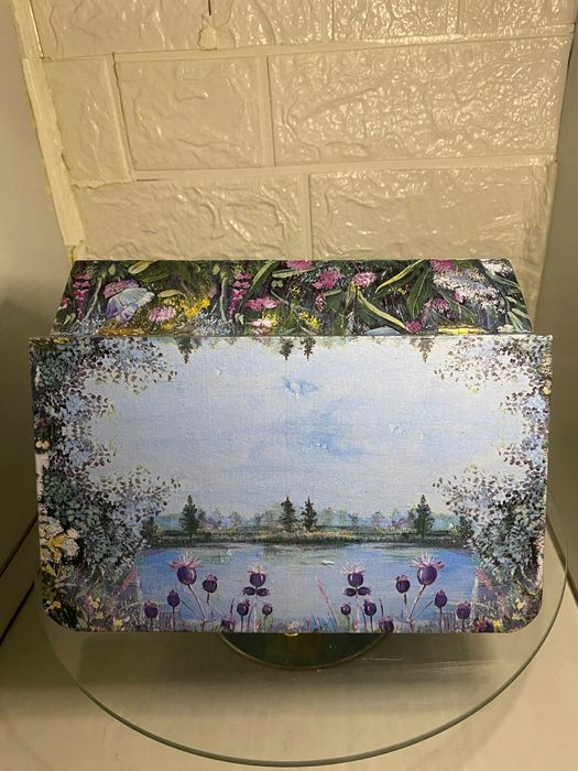 Дървена кутия за бижута