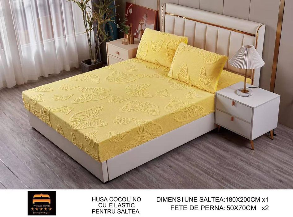 Husa de pat cocolino pufoasa