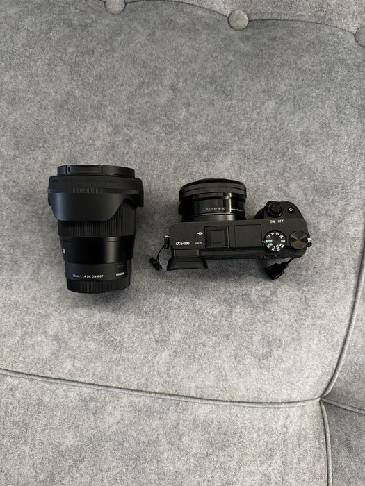 Камера Sony A6400 + Sigma 16 mm