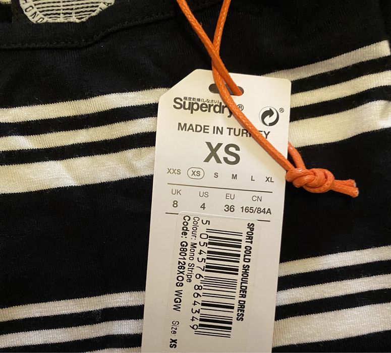 Superdry Sport cold shoulder dress чисто нова