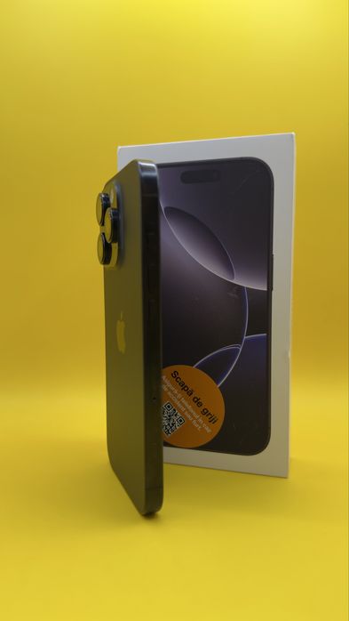 iPhone 16 Pro Black Titanium Baterie 92% 128GB