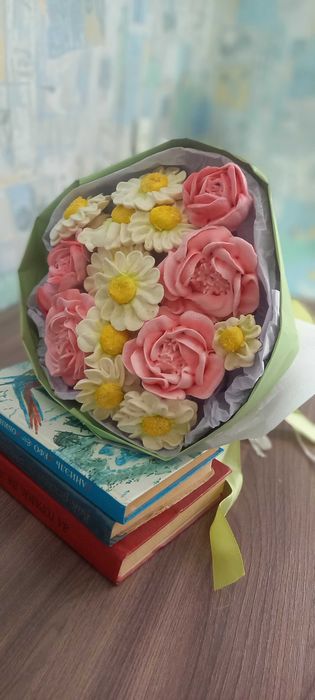 Букет цветов из зефира