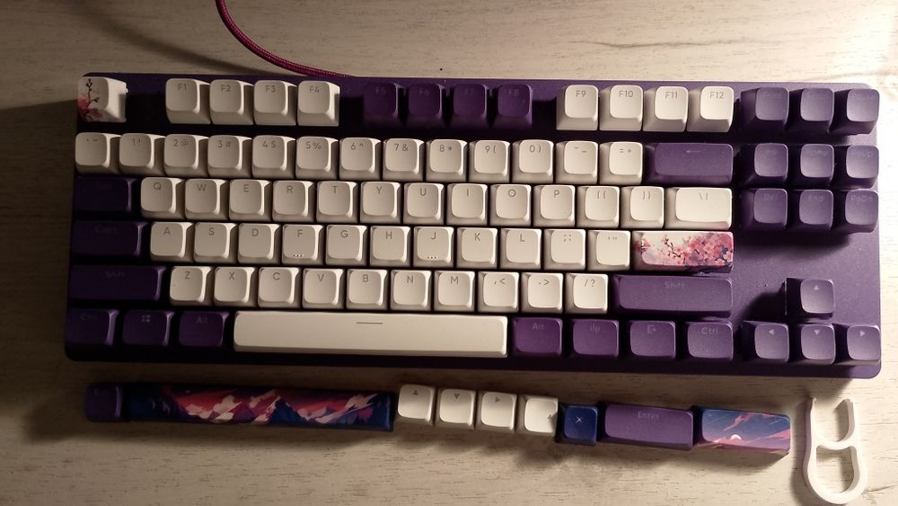 Гемарска клавиатура dark project violet horizon