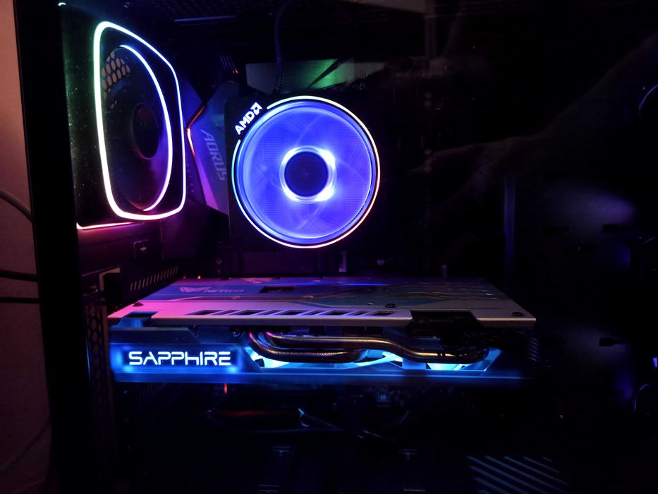 Caculator,PC gaming Ryzen 5,B550,RX580,16gb ddr4,ssd+hdd,750Wnou