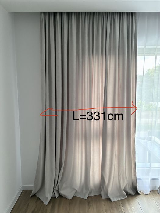 Draperii semi-opace gri