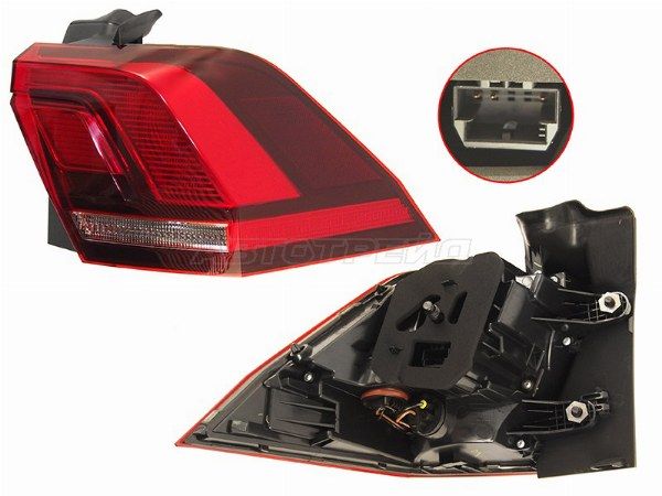 Фонарь задний Volkswagen Tiguan