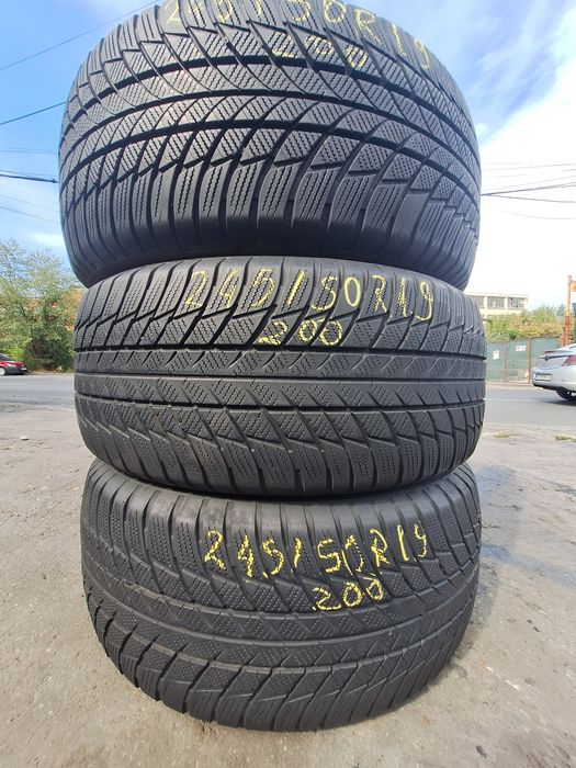 3 anvelope iarna 245/50r19  Bridgestone rft   runflat  Montaj Gratuit
