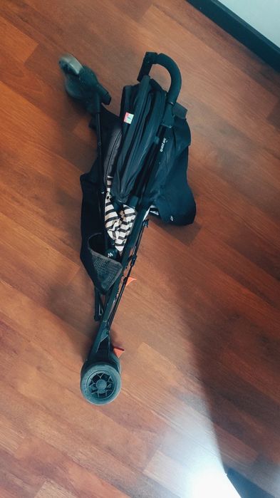 Количка MACLAREN 0м+ Quest Arc Railroad Stripe и зимен чувал