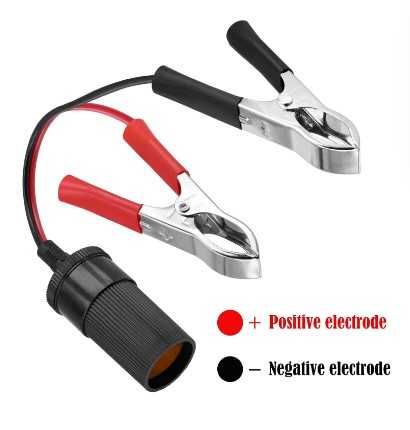 Разклонител №3958 за запалка 12V/24V с щипки за акумулатор