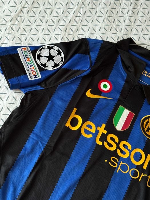 Tricou Inter Milano home albastru 2026-2027 sezonul nou cu badge champions league