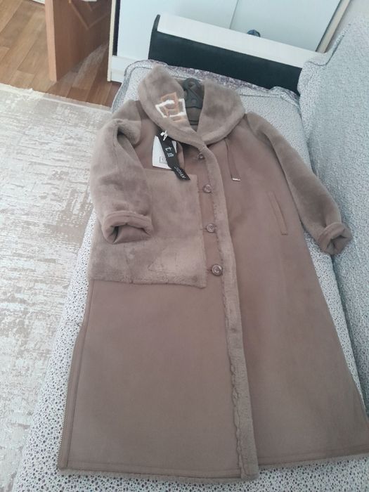 Пальто новое эко кожа