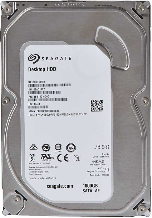Hard Disk Desktop PC Seagate ST1000DM003, 1TB SATA3 6GB/S, 64MB Cache