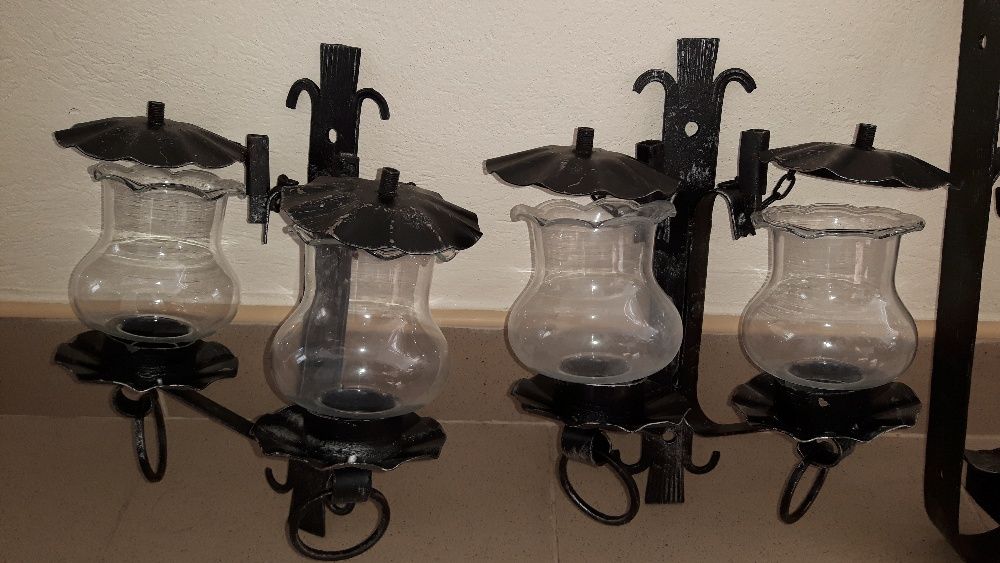 Corpuri iluminat rustice fier forjat