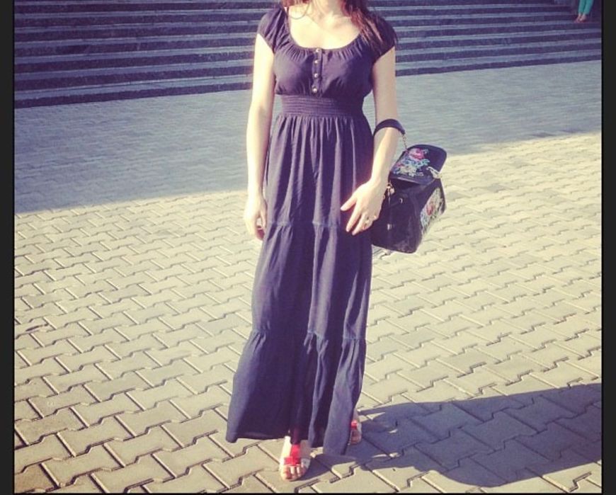 Платье длинное женское