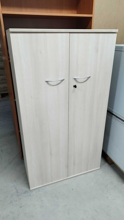 Офис шкаф - двукрил гардероб с рафтове 80/142/40 - 4 рафта