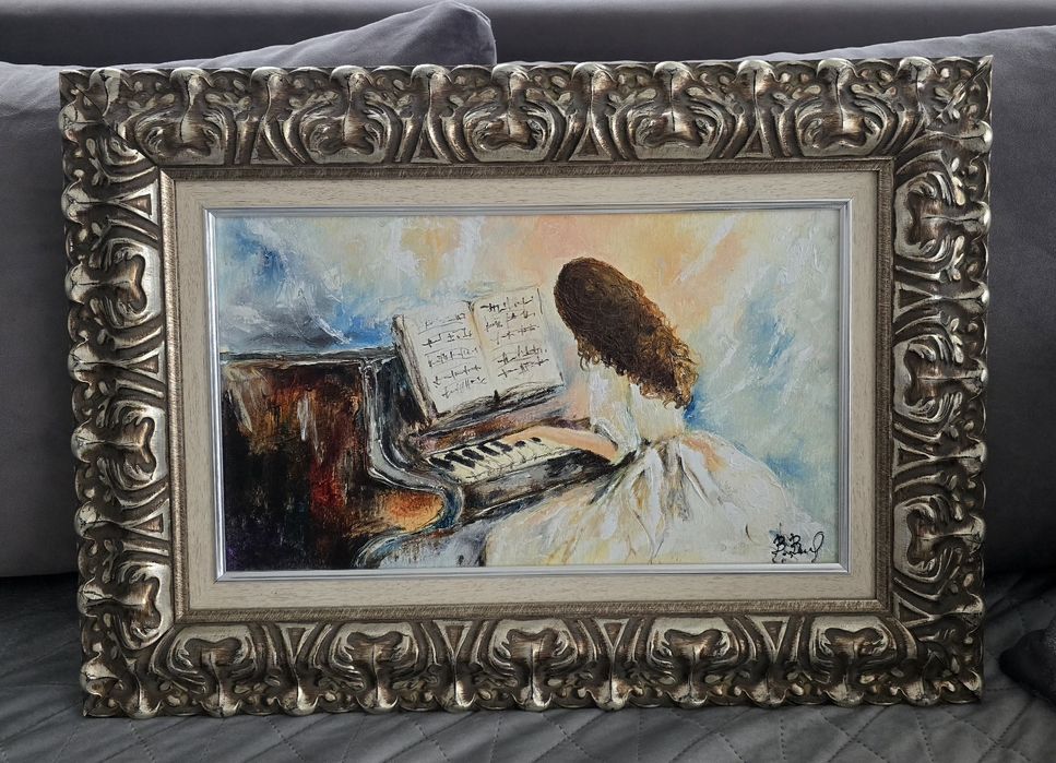 Уникални картина пианистка