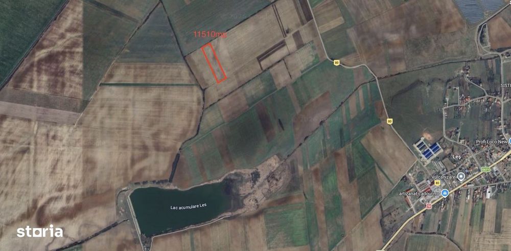 Teren extravilan de vânzare în Leș