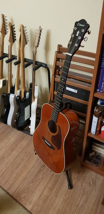 Chitară acustică Hondo lI H180A- Korea + Cimar Japan anii 80.