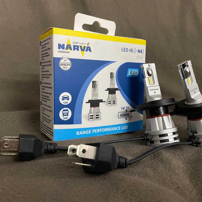 LED крушки NARVA H1/H3/H4/H7/H11/ HB3/4 6500K Range Performance