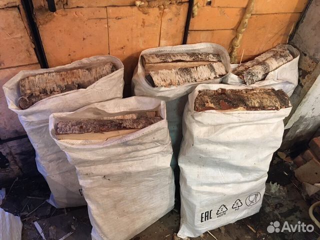 Колотые сухие дрова