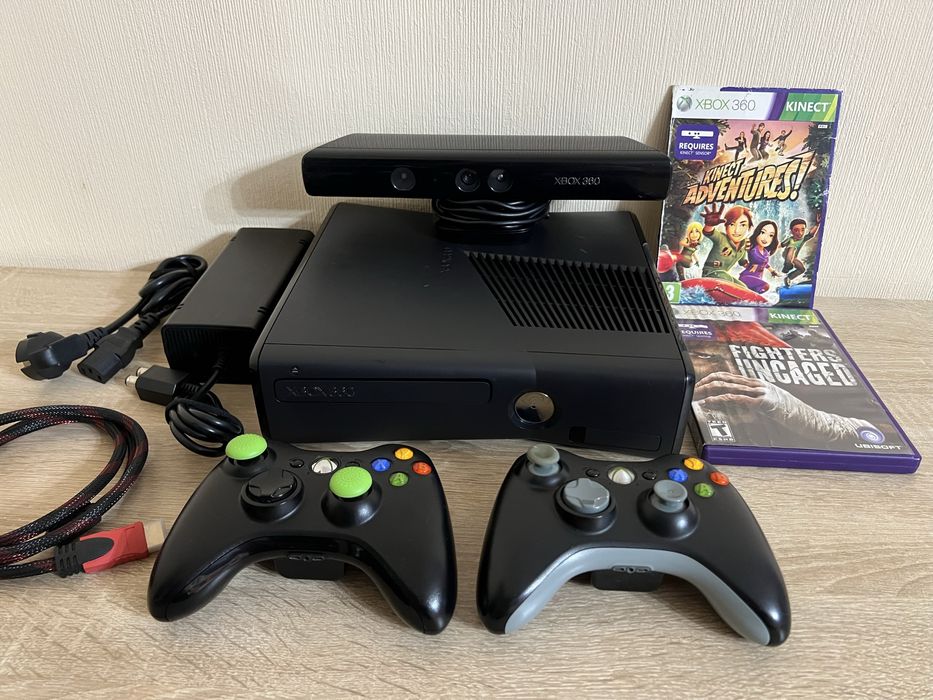 Xbox 360 SLIM + 23 игры - ПРОШИТЫЙ