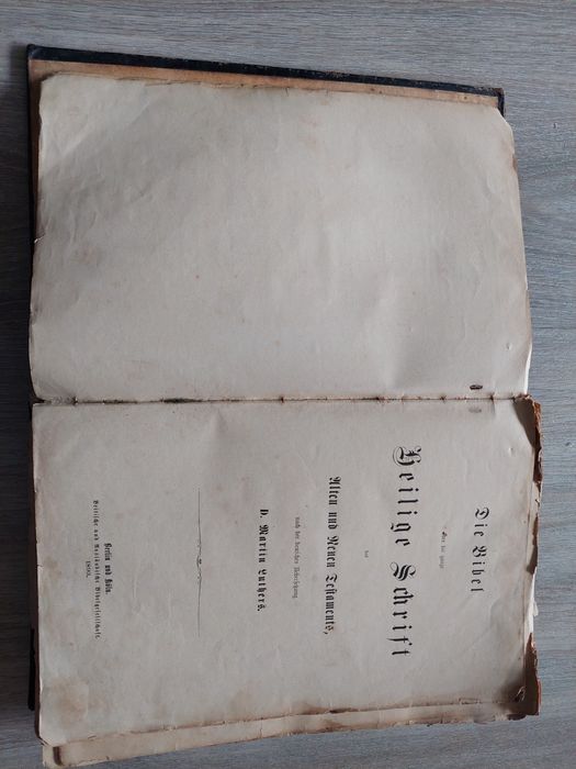 Vand 2 biblii in limba germana - Heilige Schrift