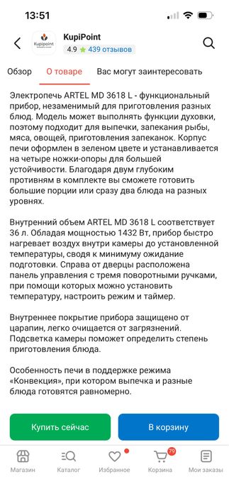 Электропечь ( духовка)