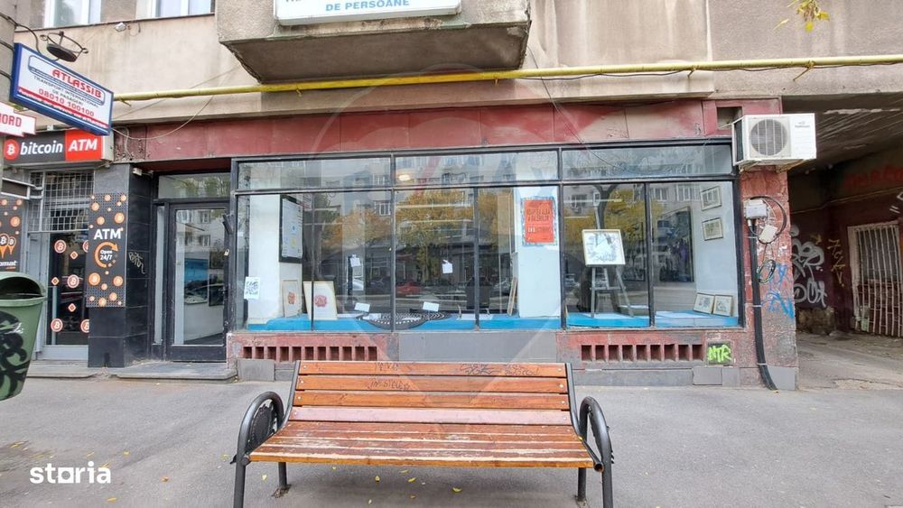 De inchiriat spatiu comercial / Vitrina stradala/ Gara de Nord/ 98mp