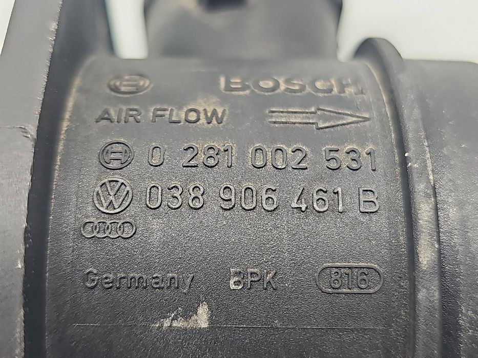 Debitmetru aer AUDI A3 (8P1) [Fabr 2003-2012] 038906461B 1.9 TDI BKC 7