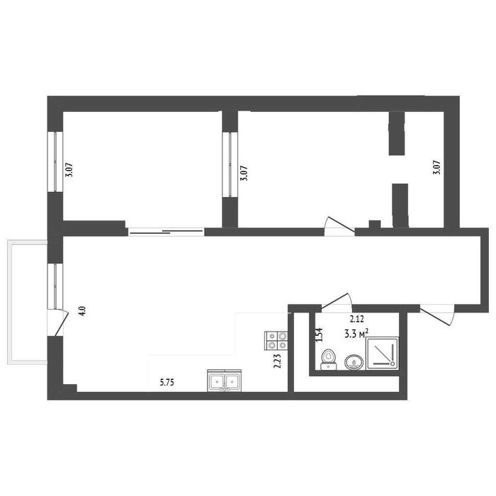 Yu  Лазуритовая 3х комнатная евро квартира в ЖК Мирабад Авеню