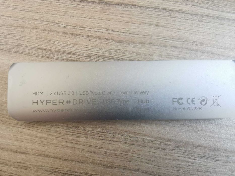 Dock USB Type-C Hub Hyper Drive 4K Hdm model GN22B Fuctional