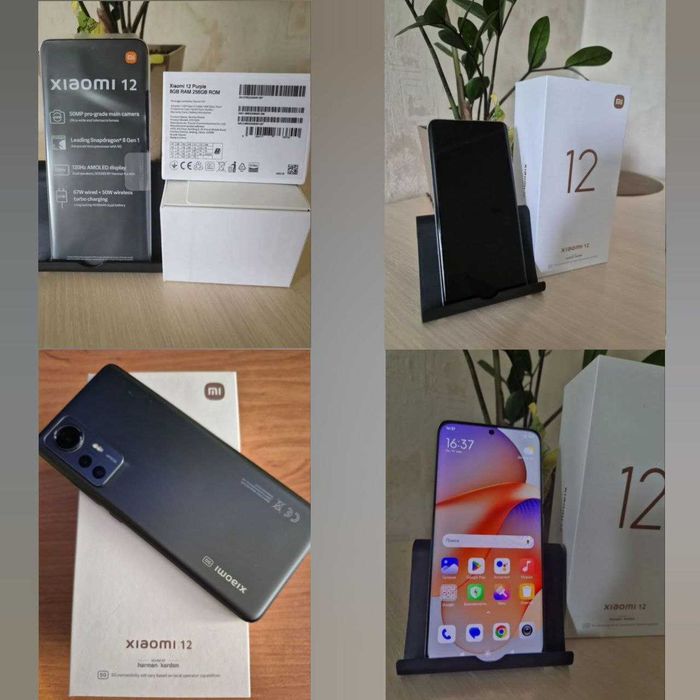 Xiaomi 12 12/256gb Karobka dokument Sotiladi.