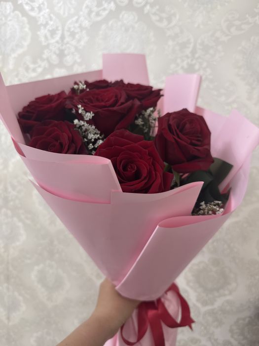 Букет роз из 9шт