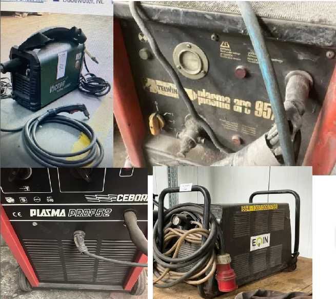 Masini de taiat cu plasma Telwin ,Cebora , Thermal de 40a si de 80 a