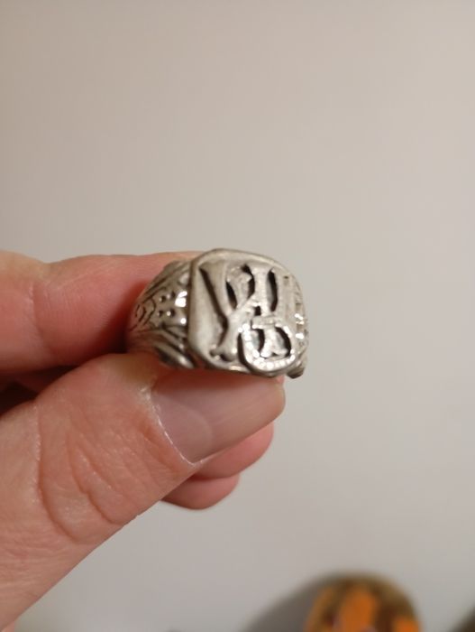 Мъжки пръстен сребърен