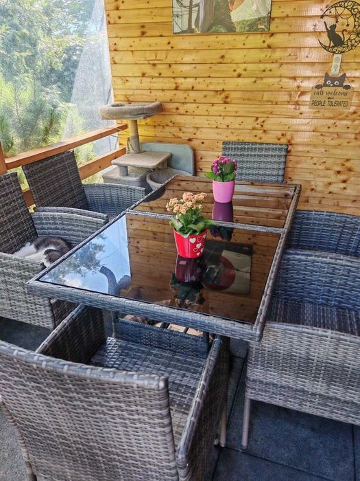 Vând set mobilier grădină VidaXL