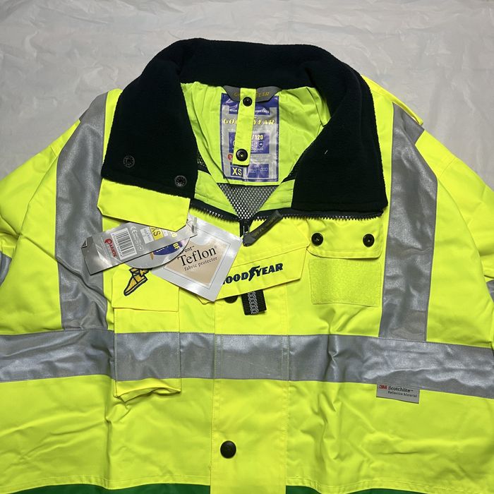 Jachetă de Protecție Goodyear Hi-Vis – Art. 137/120 – Mărimea XS – Nouă cu Etichete