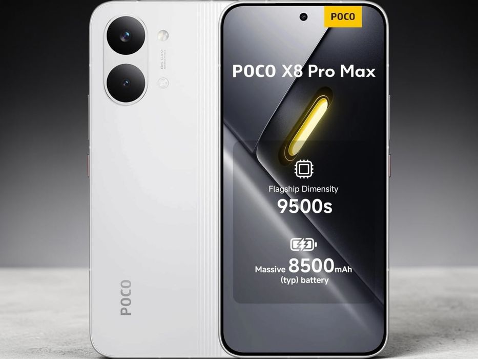 НОВ! Xiaomi Poco X8 Pro Max 256GB 12GB RAM Black / Blue / White Гаранция!