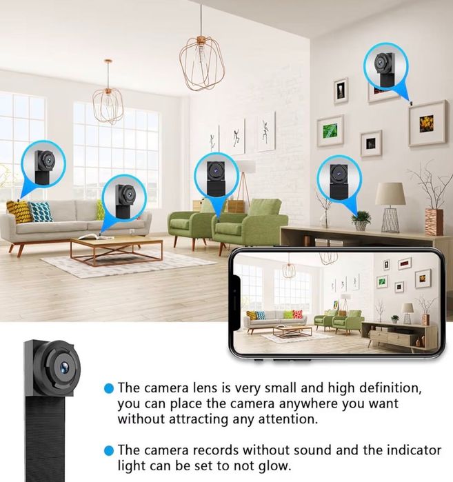 4K ULTRA Micro Wi-Fi Камера – Професионална защита и Сигурност