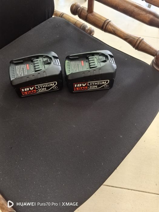 КОМПЛЕКТ 2 бр. Батерии 18V / 20V MAX 5.0Ah Li-ion (PBA18V) – за Bosch,