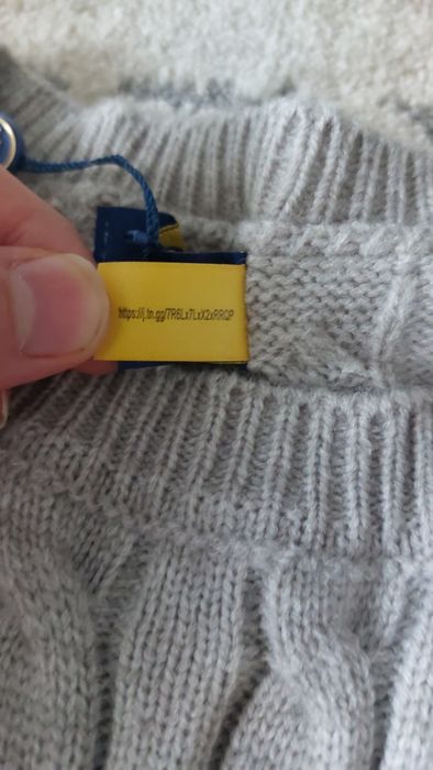 Pulover Ralph Lauren Gri S Y2k Old Money