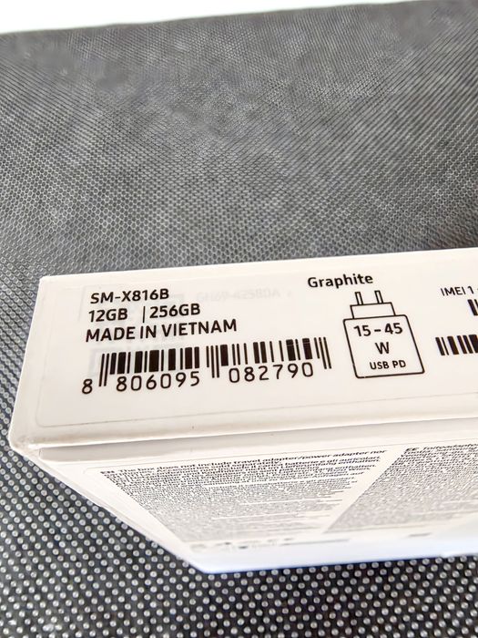 НОВ! Samsung GALAXY TAB S9 PLUS, 5G ВЕРСИЯ, 256GB, 12GB RAM, 2г. Гаран