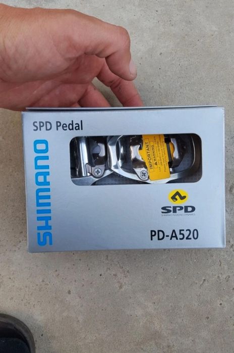 Pedale bicicleta, SPD, Shimano/ Tiagra PD-A520 / Wellgo / Cube / NOU / XT, Sigilate