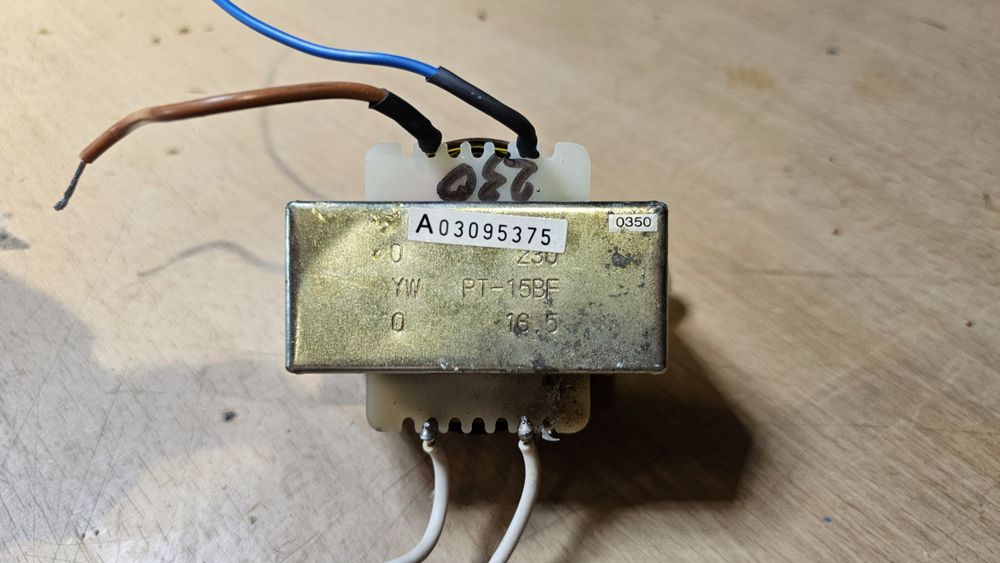 Transformator 230V - 16.5V