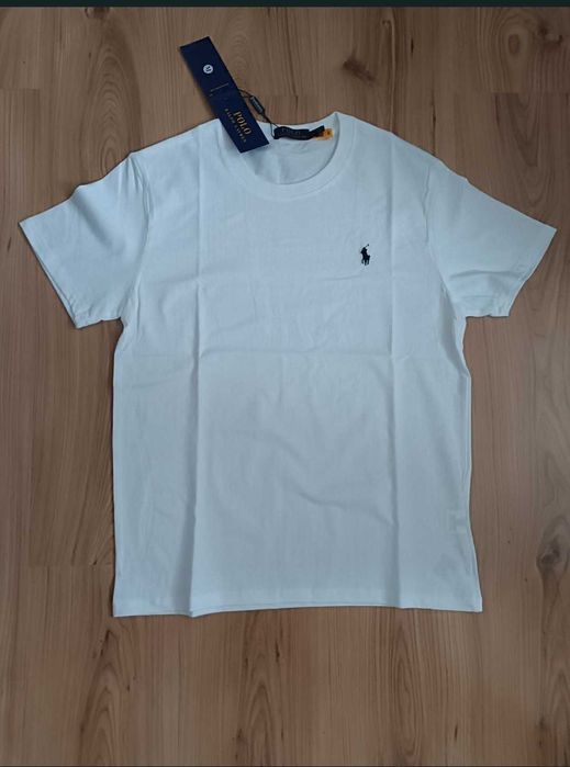 Pachet 2 Tricouri Polo Ralph Lauren Nou - Alb + Bleumarin - M/L