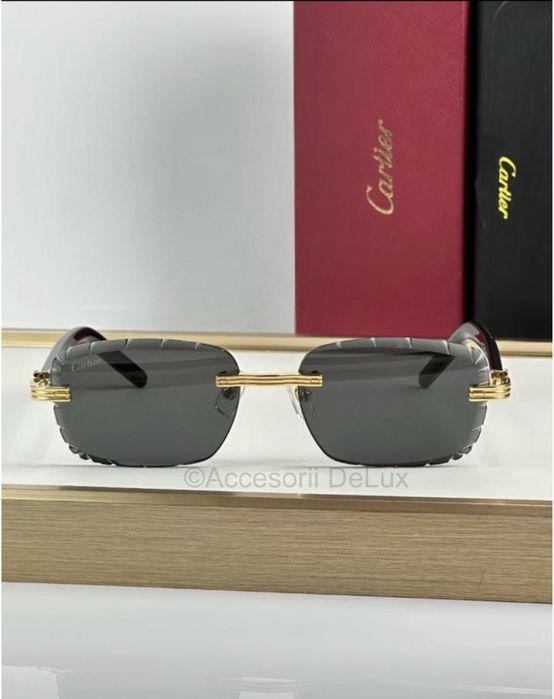 Ochelari de Soare Cartier CT0286S Noi Full Box Photochromic Lens Verificare Colet