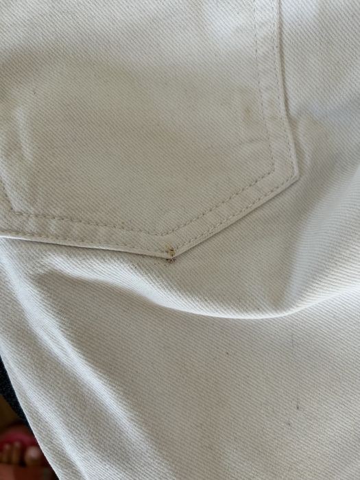 Blugi albi pentru copii