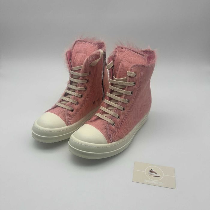 Rick Owens Ramones Pink Pony Hair